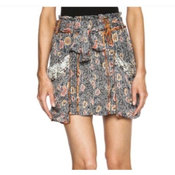 Isabel Marant Silk Patchwork Art to Wear Floral Printed Mini Skirt medium - Picture 1 of 7